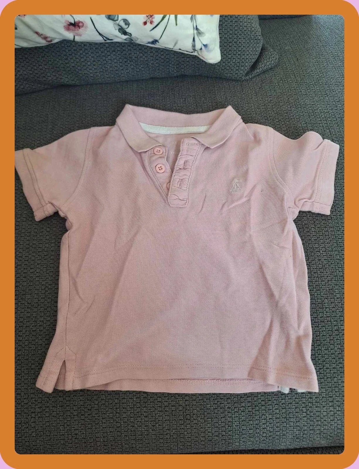 Polo rose pastel Primark 12-18 mois (86 cm)